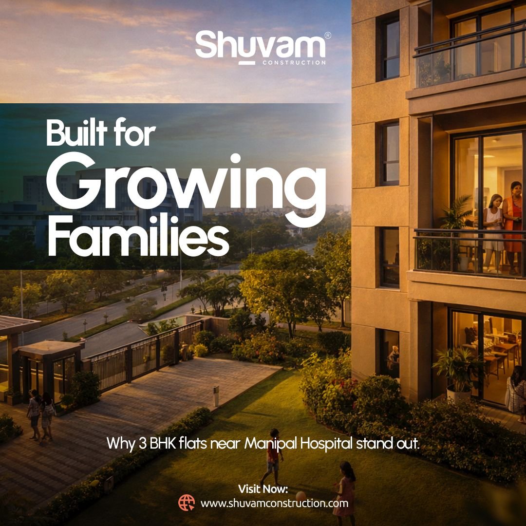 Why Families Prefer 3 BHK Flats for Sale in Ghatikia Near Manipal Hospital